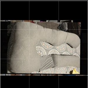 Gray Pregnancy pillow